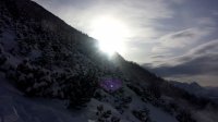 ..leichte Wolken sind bereits zu sehen..