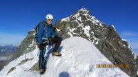 ..im Hintergrund der Übergang vom kl. Glockner zum Gr. Glockner..