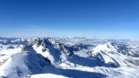 ..Höchkönig..und rechts das Tennengebirge..
