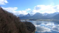 ..und immer im Hintergrund..der Traumhafte Ausblick auf See und Berge..