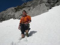 ..jaja..auch Schnee haben wir noch gefunden..