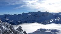 ..Blick vom Gipfel auf´s Nebelmeer..