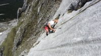 ..wunderschöne Kletterei in der Route Panorama..