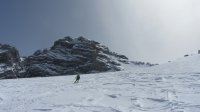 ..Abfahrt über den Gosaugletscher..