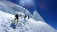 ..Füße vetreten am Mont Blanc du Tacul..