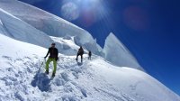 ..Füße vetreten am Mont Blanc du Tacul..