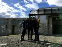 ..Start des Zustiegs zur Carrel-Hütte bei der Bergstation "Plan Maison"..