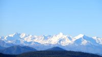 ..Glockner, Wiesbachhorn und Hoher Tenn mit Schneespitze..