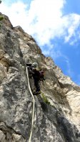 ..Tour "Berge in Flammen" am Hexenstein (Falzaregopass)..