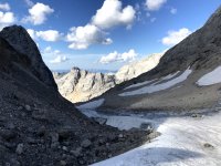 ..beim Abstieg in Richtung Gosaugletscher..