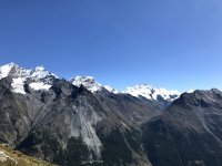 ..Dom, Täschhorn, Alphubel, Allalinhorn und Rimpfischhorn..