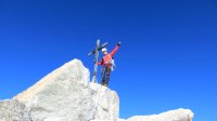 ..am Gipfel des Weisshorn 4506m..