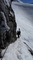 Ausstieg der Steinerscharte
