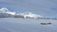 ..Fritzerkogel, Hochkarfelderköpfe und davor die Buttermilchalm..