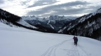 ..Christian, Reini und Mike..dahinter Dachstein und Gosaukamm..