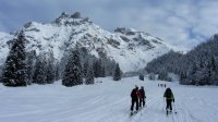 ..Start in Wengerau mit Blick auf den Eiskogel..